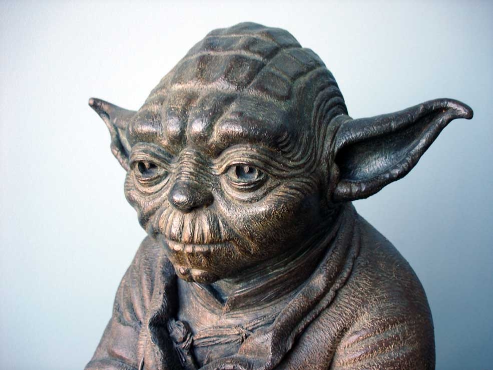 yoda bronze bronze statue by sideshow collectibles