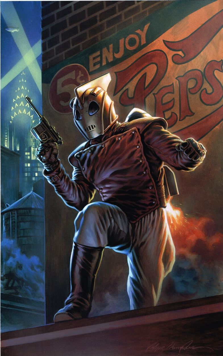 Rocketeer Massafera In Byron Hamm S Rocketeer Comic Art