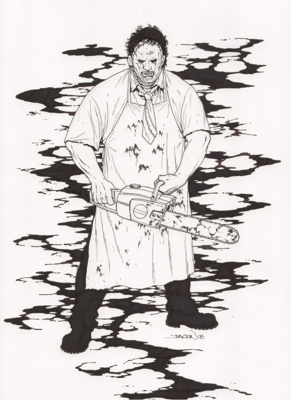 Leatherface by Jacen Burrows., in Paul Greer's Various published and