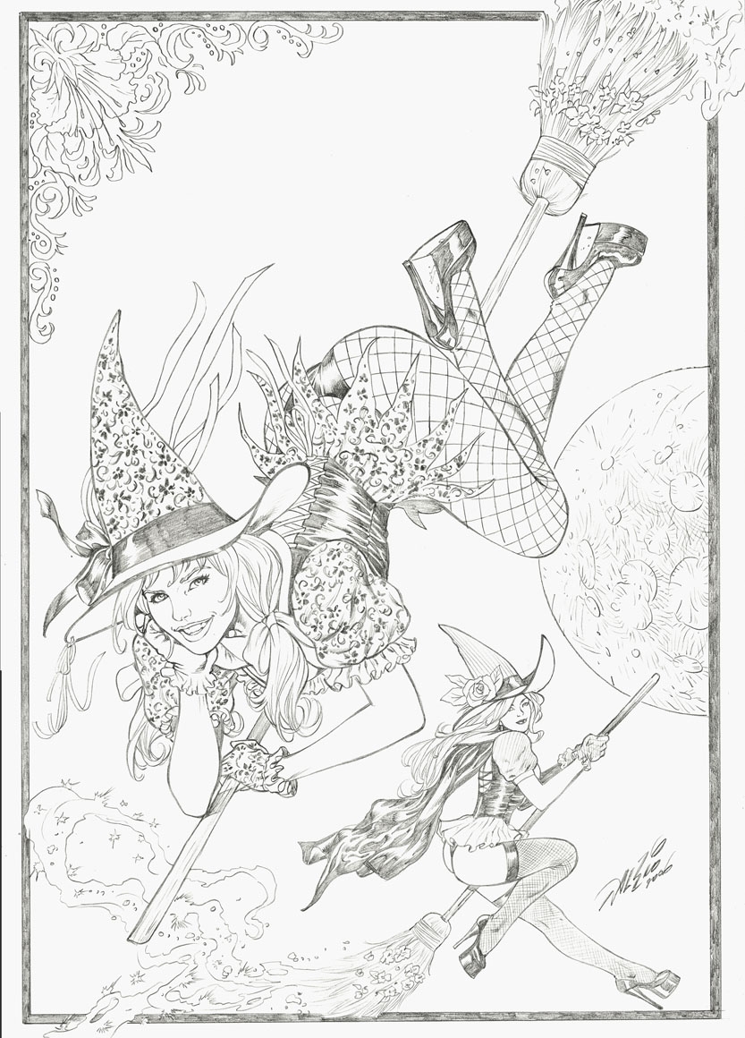 Al Rio Witches on Brooms, in Robert Plunkett's Good Girl ...