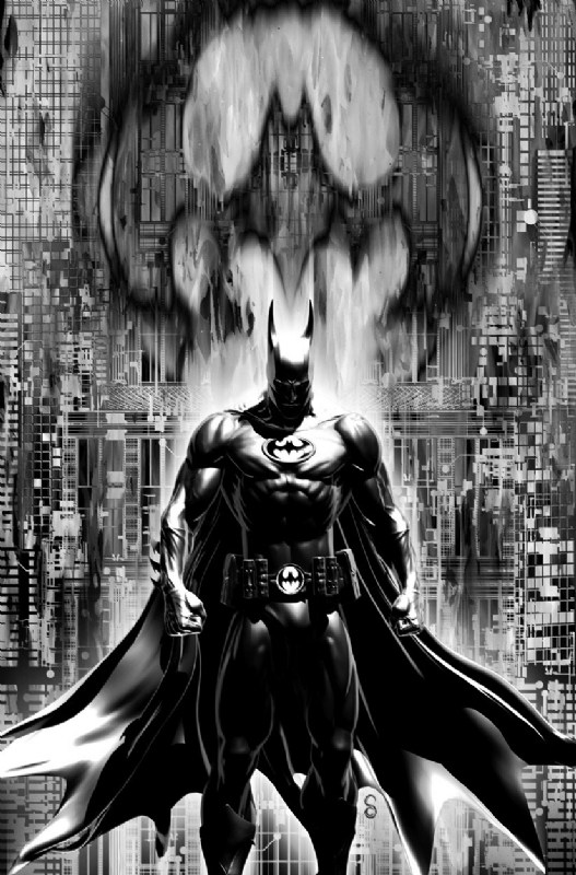 Batman Inc 8 Alternate Cover Bandw In Scott Clark S Batman