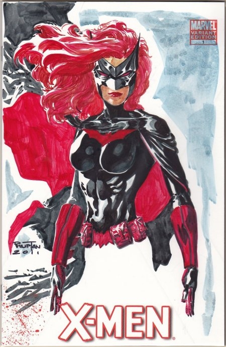 Batwoman Sketch Cover - Philip Tan, In Rafael M.'s DC Sketch Covers ...