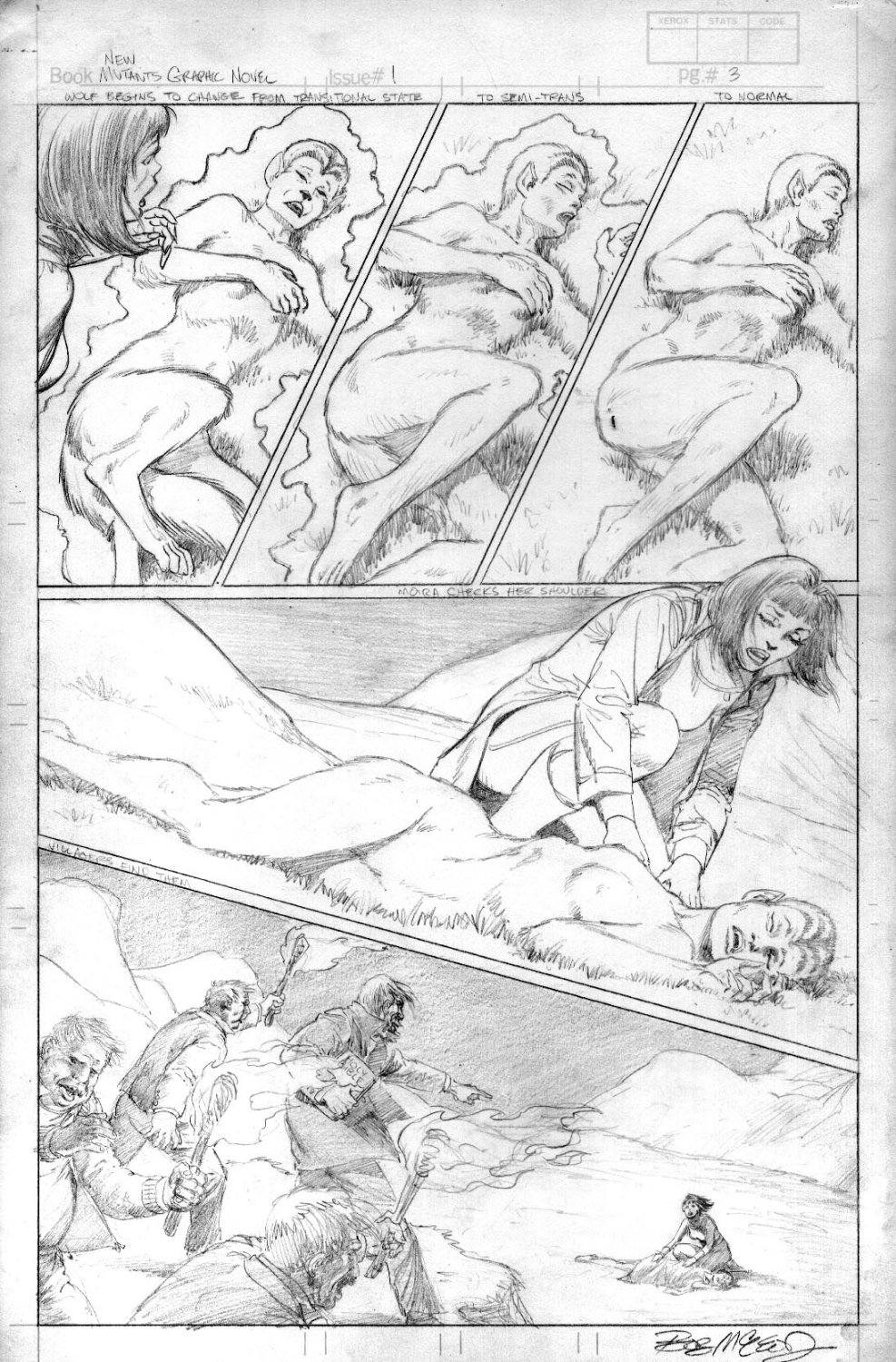 Mcleod Bob Marvel Graphic Novel 4 1st New Mutants Nudity Censored In Stephen Donnelly S