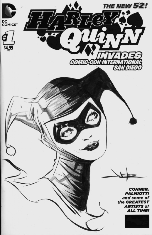 Harley Quinn Cover Sketch By Jae Lee In Samuel A S