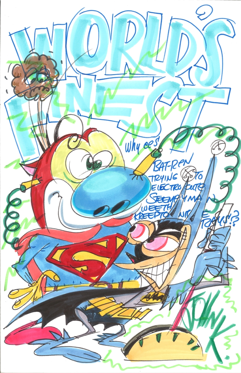 Titan Auto Sales >> John Kricfalusi - World's Finest Bat-Ren and Stimpyman ... Titan Auto Sales >> John Kricfalusi - World's Finest Bat-Ren and Stimpyman ...