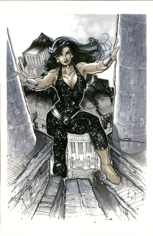 Donna Troy By Uko Smith In David Dawsons Donna Troy Comic Art Gallery Room 0734