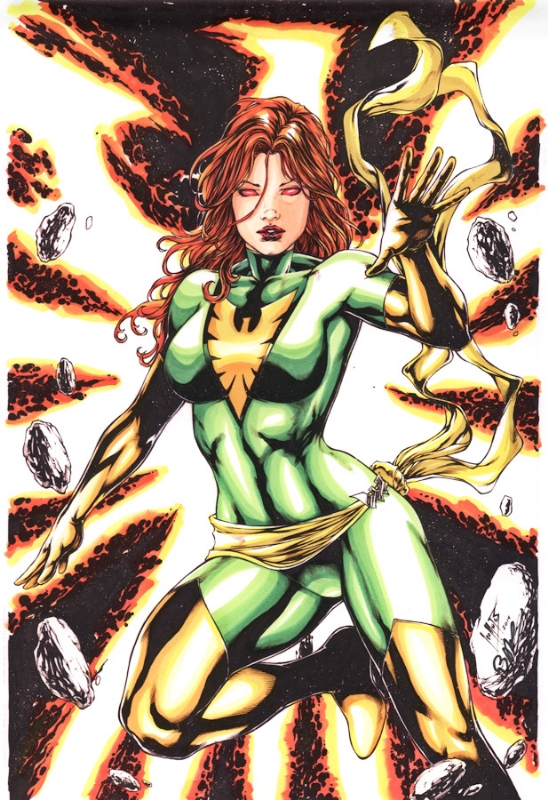 Phoenix (Jean Grey) by Leo Matos and Jeff Balke, in Yann S's Comics ...