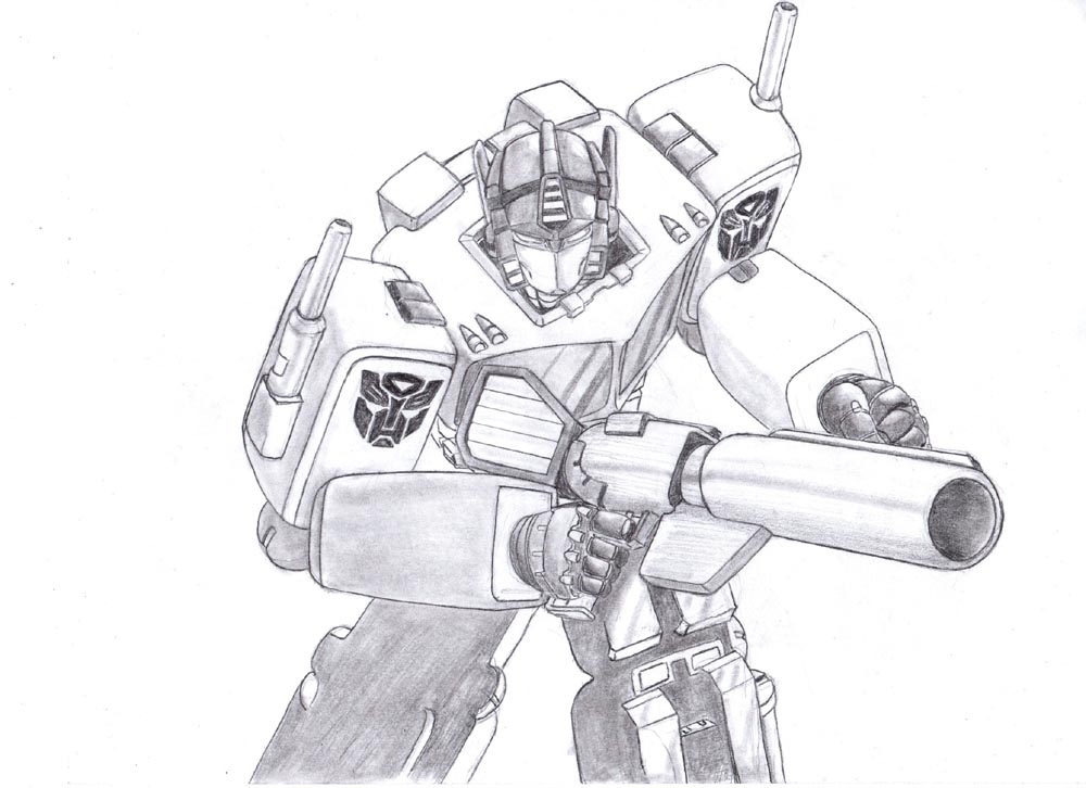 Optimus Prime, in juan R's pencil drawings and life art drawings Comic ...