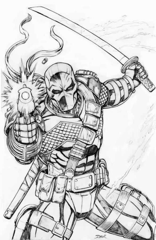 Deathstroke Slade Wilson Commission., in Dorian Unrealbooks's Custom ...