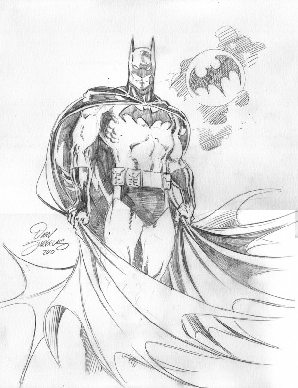 Batman, in Shaun Crowell's Jurgens, Dan Comic Art Gallery Room