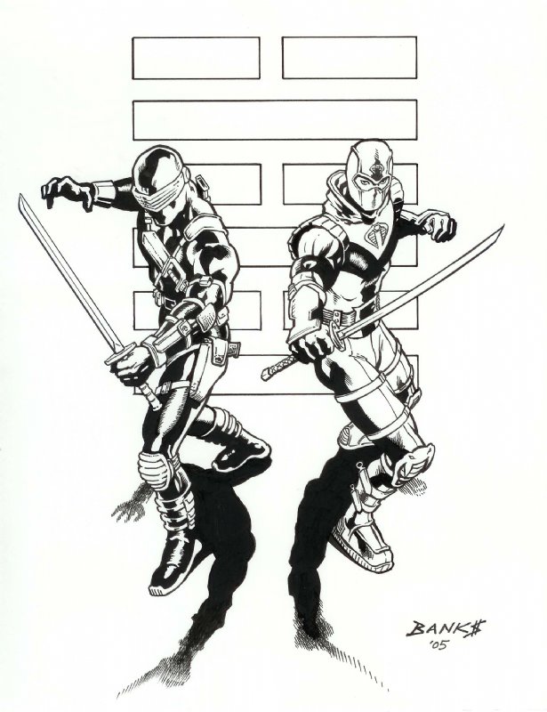 Storm Shadow & Snake Eyes- Darryl Banks, in Jason Norek's For Sale ...