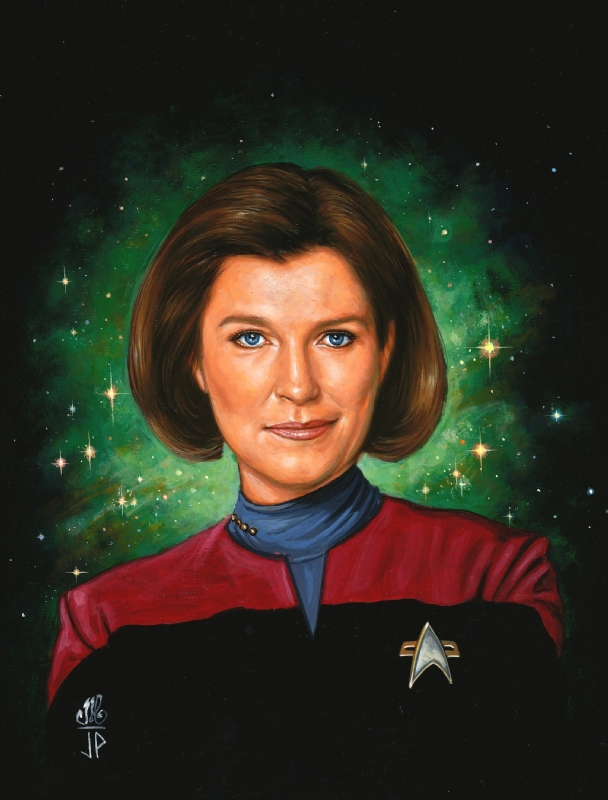 Kathryn Janeway Women of Star Trek OFFICIAL PAINTING, in jason potratz ...