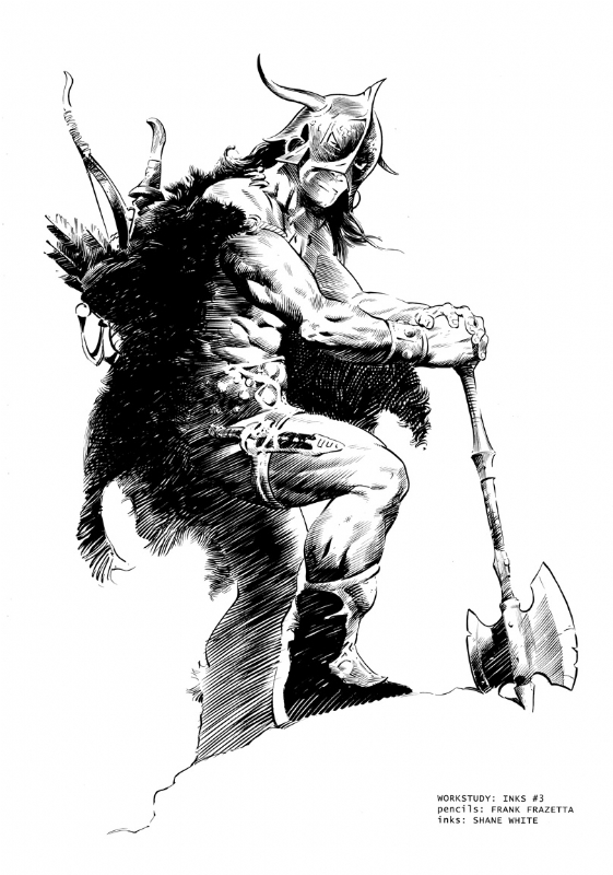 Frank Frazetta: Warrior, in =SHANE WHITE='s =WORKSTUDY= Comic Art ...