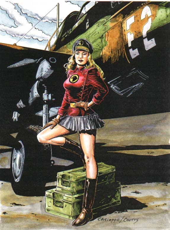 LADY BLACKHAWK COLOR PRINT, in anthony cacioppo's LADY BLACKHAWK COLOR ...