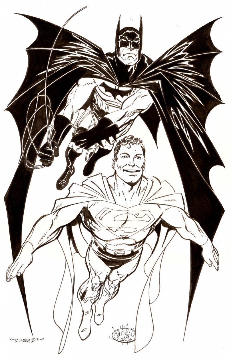 John Byrne - Superman/Batman, in Toby Mays's World's Finest Commissions ...