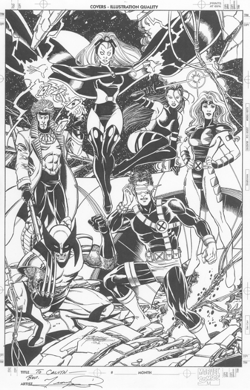 George Perez X-Men Commission, in mark ou's George Perez Comic Art ...