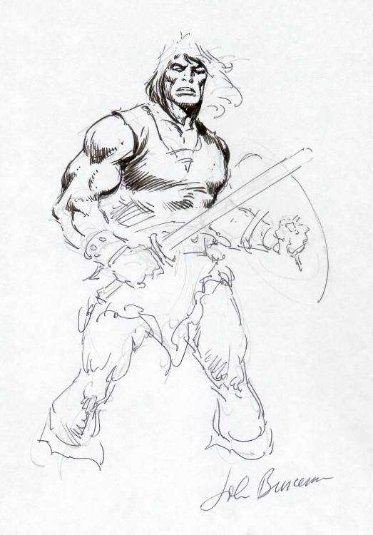 Conan sketches, in Michel Maillot's John BUSCEMA Sketches Comic Art ...