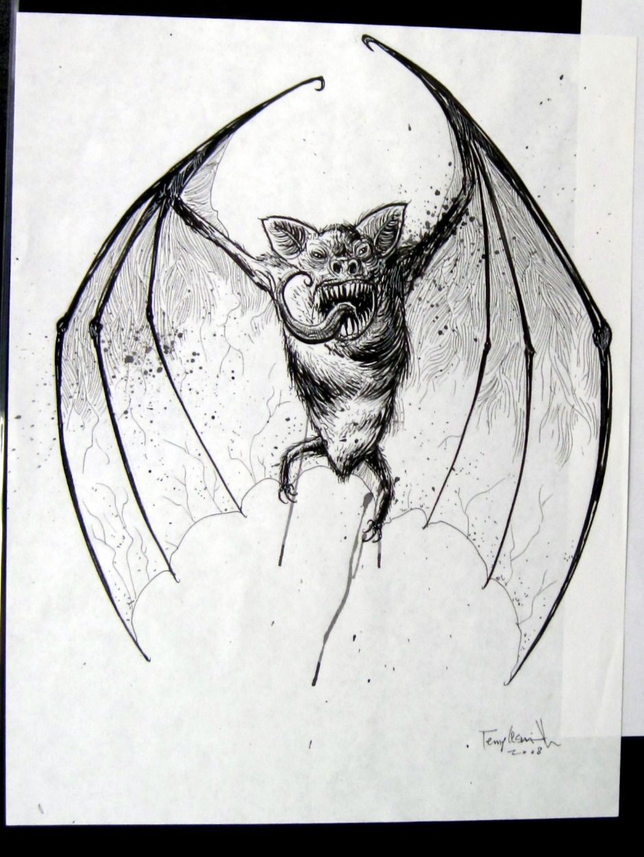 Bram Stoker Dracula Bat, in Shawn Hope's Shawn's Original Art Gallery ...