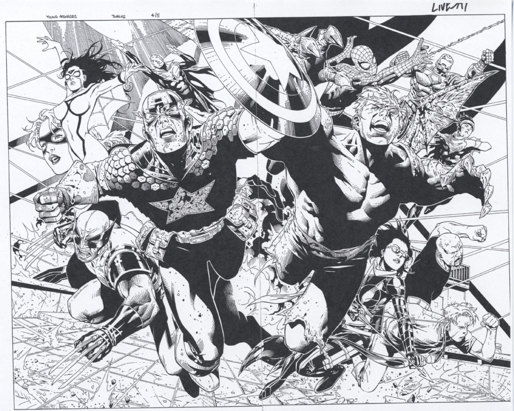 Young Avengers Issue 12_Pgs 4/5, in Demetrios Williams's Jim Cheung ...