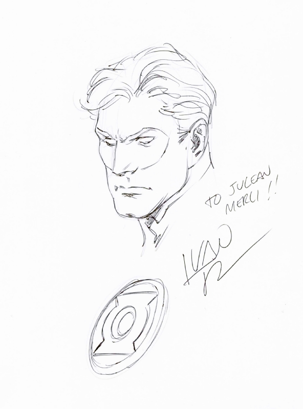 Green Lantern (Hal Jordan), in Julien Schantz's Ivan Reis Comic Art ...