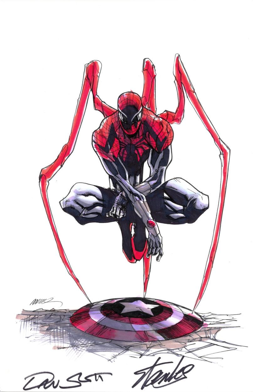 Superior Spider Man by Humberto Ramos, after Michael Turner's Civil War ...